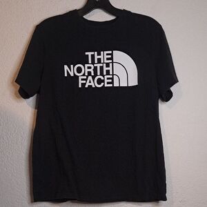 The North Face Men's Black Tee with White Logo